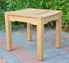 Picture of Teak Backless Bench, shower stool 20in