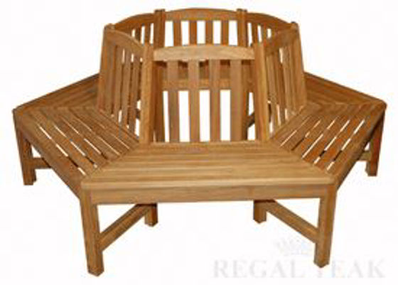 Picture of Teak Tree Bench