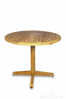 Picture of Teak Dining Table Round Pedestal 36in Dia