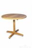 Picture of Teak Dining Table Round Pedestal 36in Dia