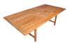 Picture of Teak Large Rectangular Extension Table, 72in W, 47in D, extends to 96in W