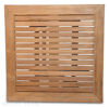 Picture of Teak Occasional Square Table 18.25 Sq, 18.5in H