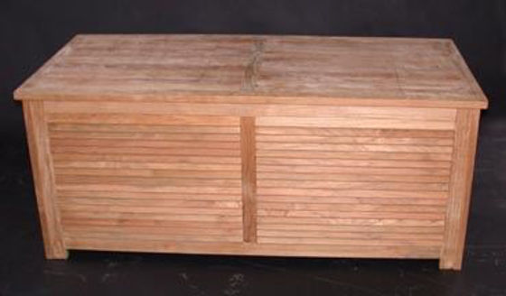 Picture of Teak Hearth and Patio chest - 56in W, 22.5in H, 31.5in D