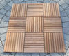 Picture of Teak Tiles Slat Style 12 X 12 X 1.5 Box of 10