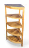 Picture of Teak Corner Shelf 5 Tier