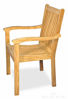 Picture of Teak Tisbury Stacking Chair with Arms (set of 4)