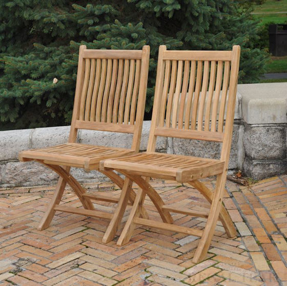 Picture of Teak Rockport Chair without Arms