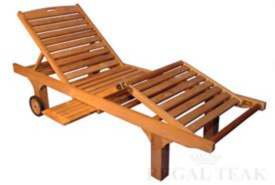 Picture of Teak Chaise Lounge