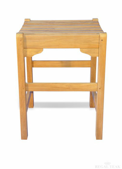 Picture of Teak Counter Height Stool