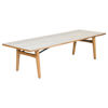 MONTEREY DINING TABLE 300 RECTANGULAR - TEAK & CERAMIC