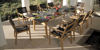 MONTEREY DINING TABLE 300 RECTANGULAR - TEAK & CERAMIC