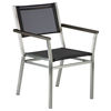 EQUINOX DINING ARMCHAIR STEEL