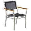 EQUINOX DINING ARMCHAIR STEEL