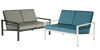 EQUINOX PAINTED TWO-SEATER SETTEE DS