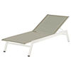 EQUINOX PAINTED LOUNGER STEEL