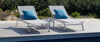 EQUINOX PAINTED LOUNGER STEEL