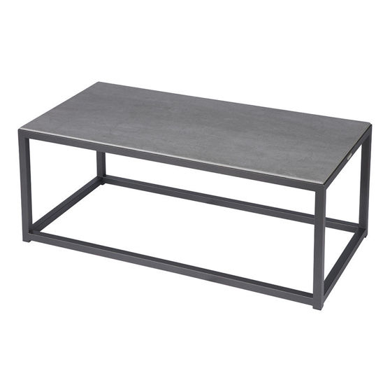 EQUINOX PAINTED LOW TABLE 100 CERAMIC TOP
