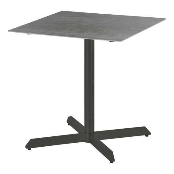 EQUINOX PAINTED PEDESTAL TABLE 70 CERAMIC TOP