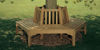 GLENHAM HEXAGONAL TREE SEAT