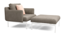 LAYOUT DEEP SEATING SINGLE OTTOMAN