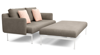 LAYOUT DEEP SEATING DOUBLE OTTOMAN